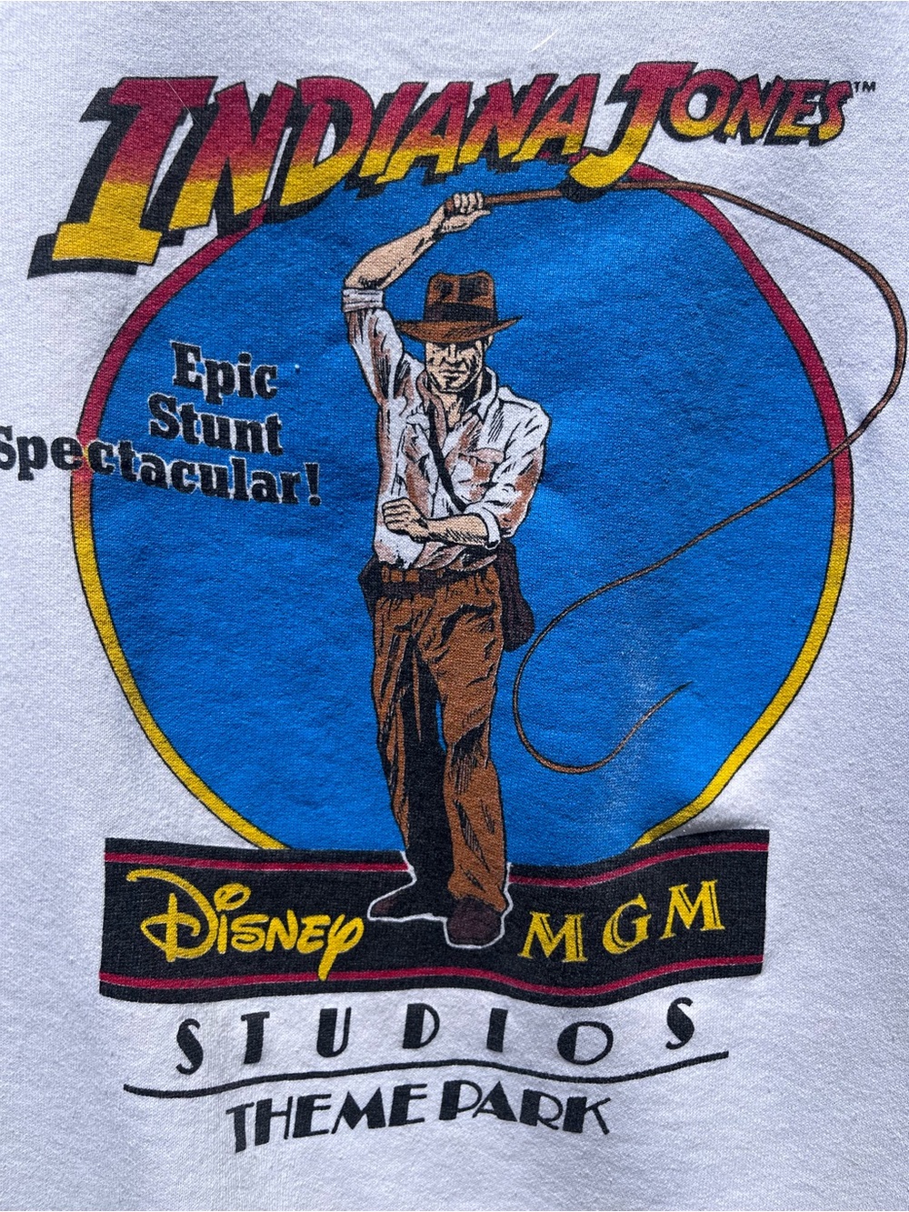 VINTAGE Indiana Jones Graphic Sweatshirt - Disney MGM Studios